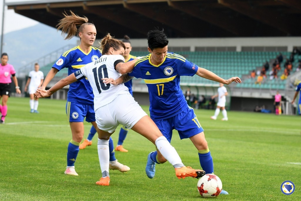 Težak poraz ženske nogometne reprezentacije BiH u Zenici od Italije