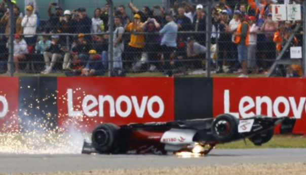 Težak udes na Silverstoneu, Oreol spasio život kineskom vozaču
