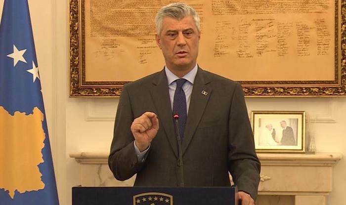 Thaci poručio da se više neće kandidovati za predsjednika