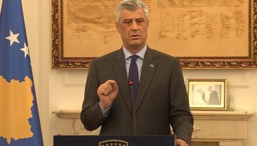 Thaci poručio da se više neće kandidovati za predsjednika