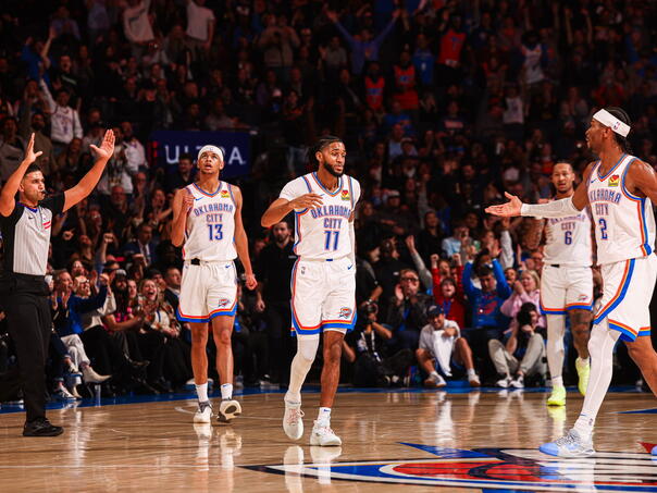 Thunder deklasirao Sunse, Nurkić bez minutaže