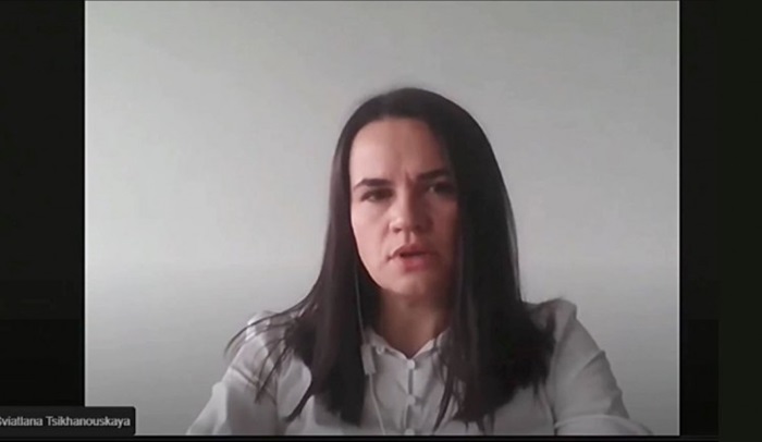 Tikhanovskaya na sastanku u Bruxellesu s ministrima vanjskih poslova EU