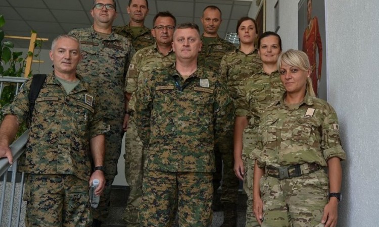 Tim Oružanih snaga BiH testirao pripadnike Vojske Crne Gore