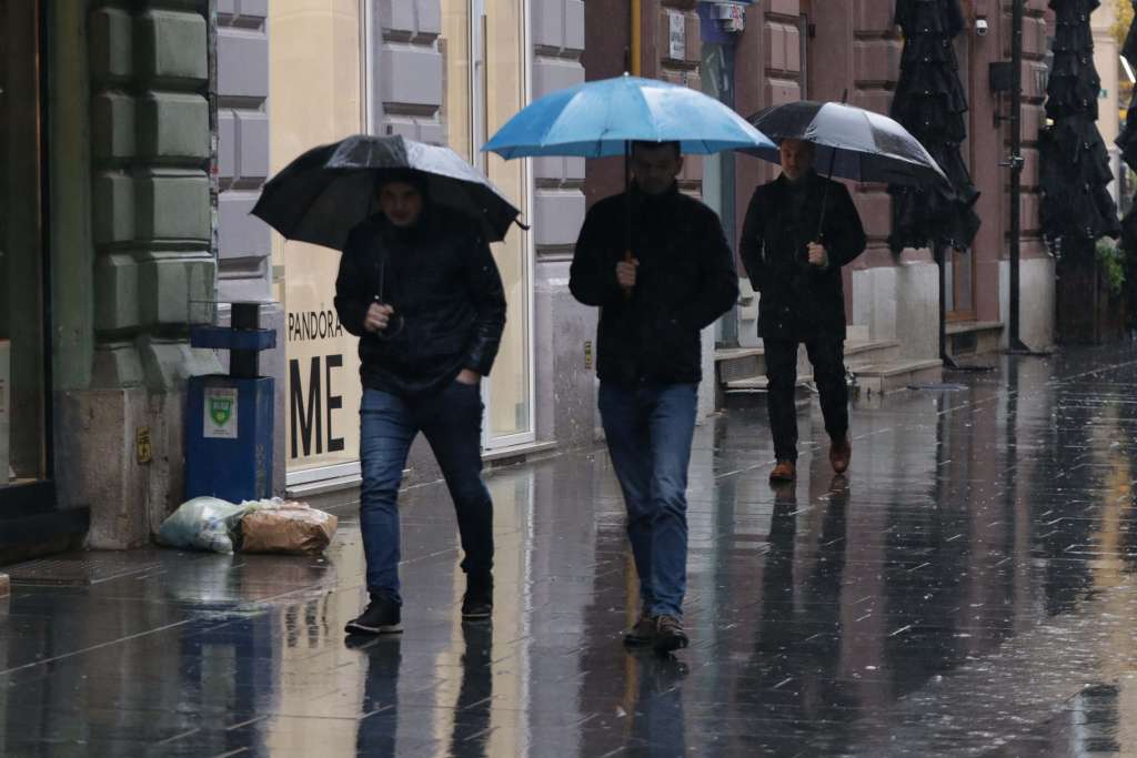 Tokom naredna četiri dana umjereno oblačno vrijeme s kišom