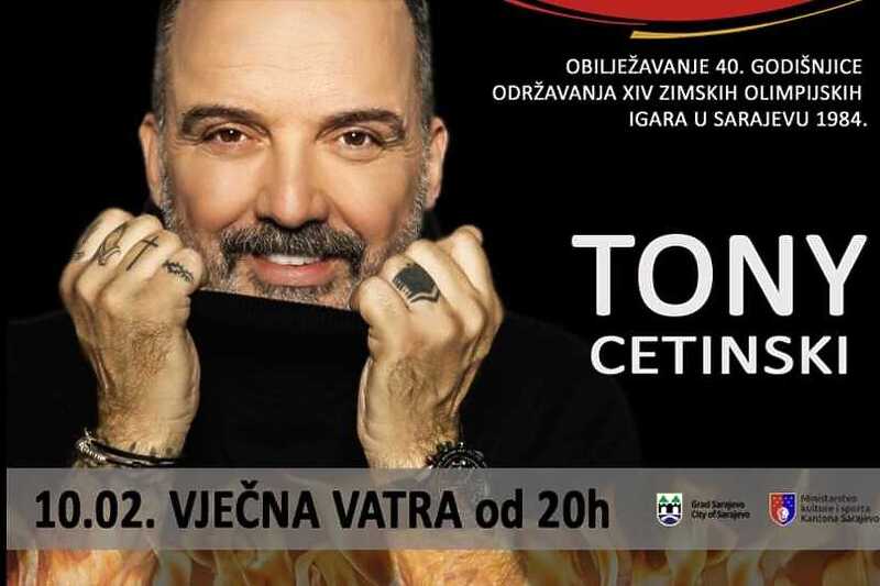 Uskoro koncert Tonyja Cetinskog u Sarajevu