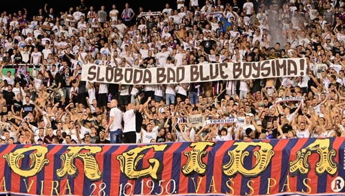 Torcida poslala poruku podrške BBB, ostatak Poljuda ih izviždao
