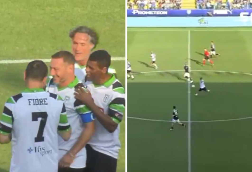 Totti u revijalnom meču postigao gol s centra