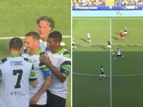 Totti u revijalnom meču postigao gol s centra