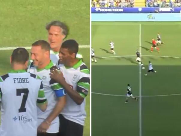 Totti u revijalnom meču postigao gol s centra