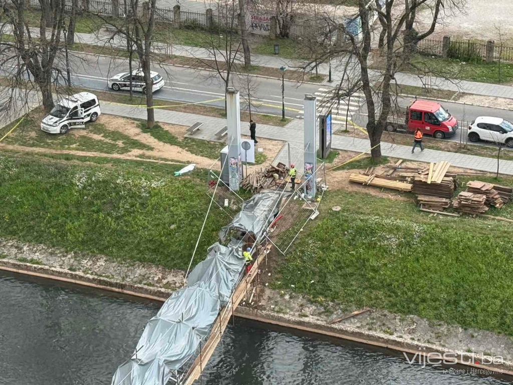 Tragedija u Sarajevu: Iz Miljacke izvučeno beživotno tijelo