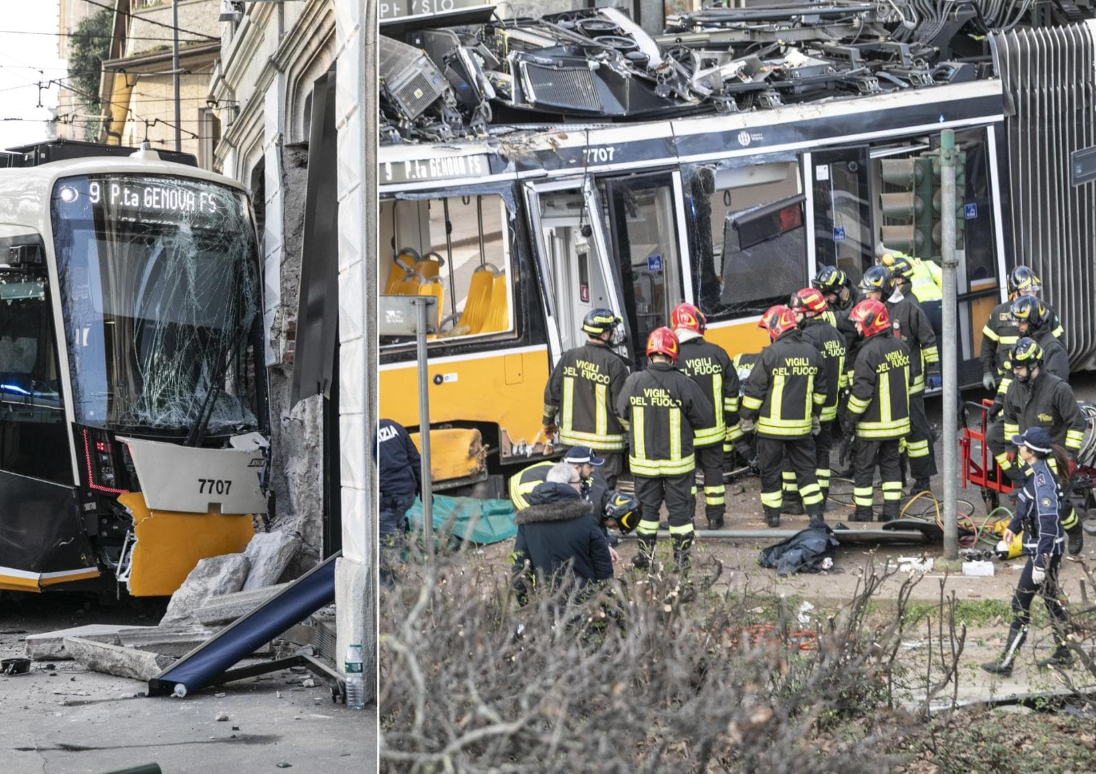 Tramvaj iskočio iz šina u Milanu: Jedna osoba poginula, najmanje 39 povrijeđenih