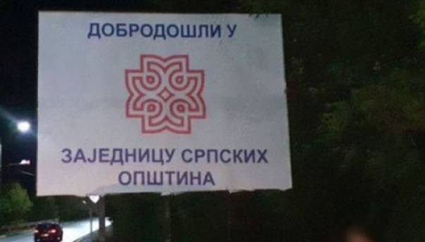 Transparent na Jarinju: 'Dobro došli u zajednicu srpskih opština'