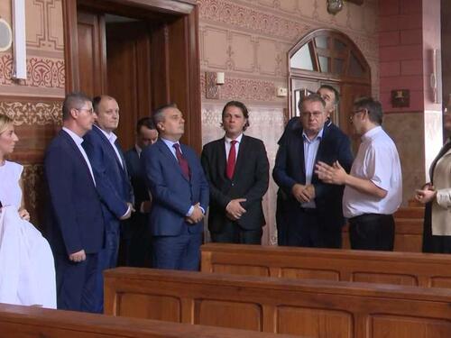 Travnik: Bradara, Nikšić i ministri Kraljević i Dizdar posjetili KŠC Petar Barbarić