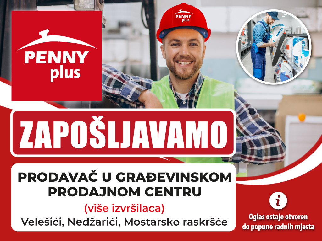 Tražite posao? Penny plus zapošljava nove radnike