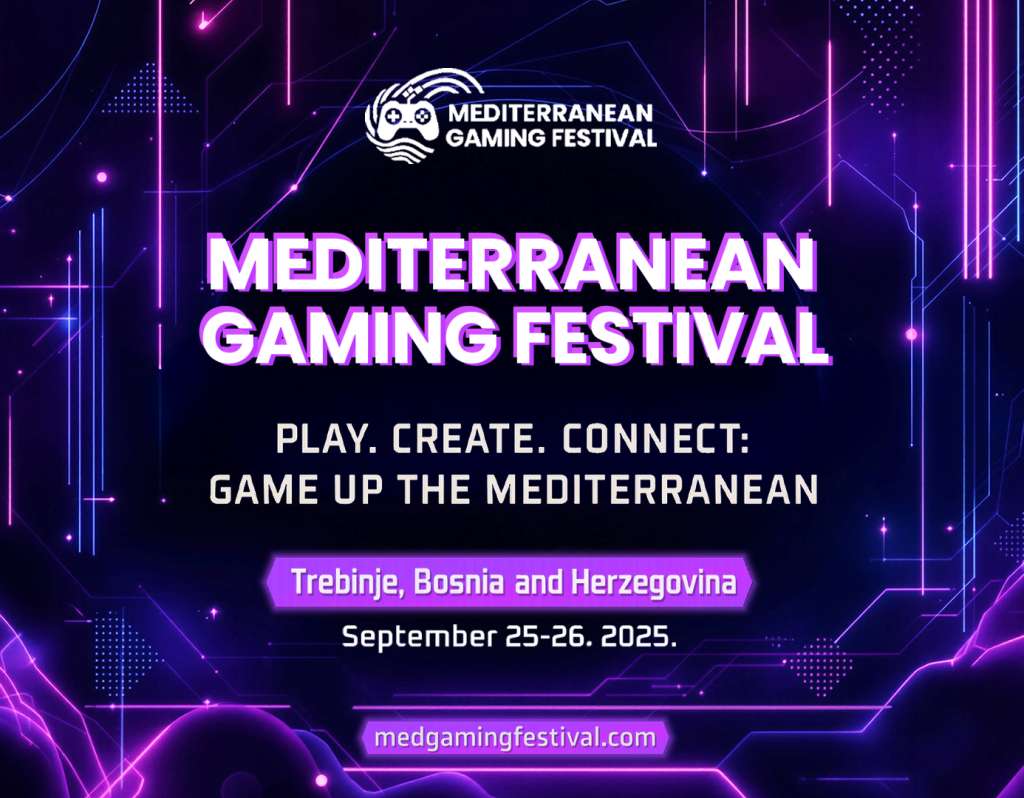 Trebinje 25. i 26. septembra domaćin prvog Mediterranean Gaming Festivala 2025.