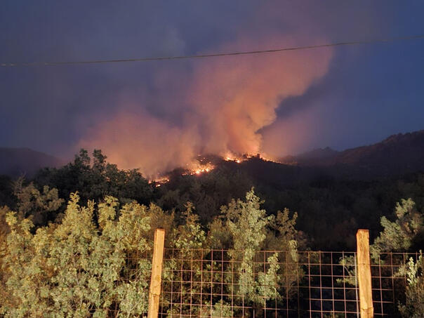 Trebinje: Pod kontrolom požar u blizini asfaltne baze