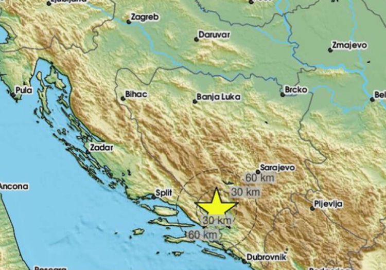 Tresla se Hercegovina: Potres kod Ljubinja