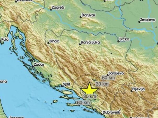 Tresla se Hercegovina: Potres kod Ljubinja