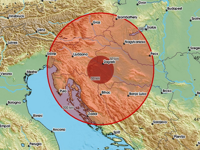 Tresla se Hrvatska, epicentar kod Karlovca
