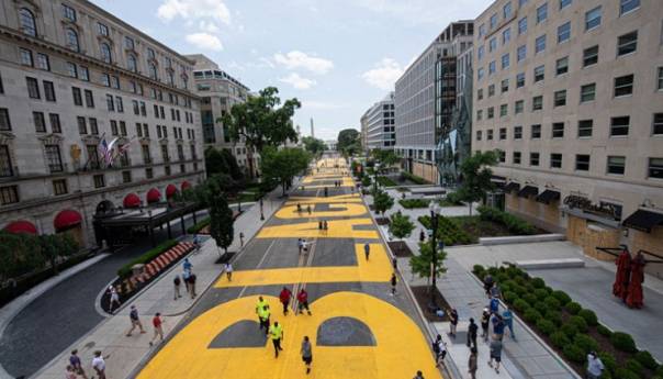 Trg u Washingtonu preimenovan u "Black lives Matter"