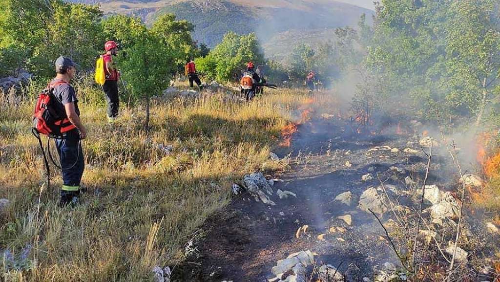 Tri Canadaira i tri Air Tractora gase požar u Vrpolju, objekti obranjeni
