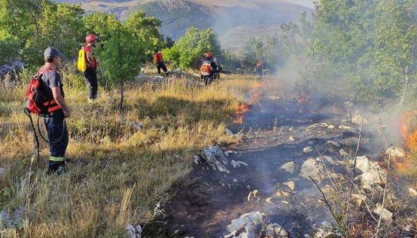 Tri Canadaira i tri Air Tractora gase požar u Vrpolju, objekti obranjeni