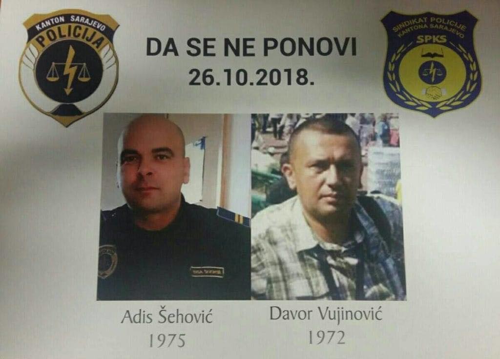Tri godine od ubistva sarajevskih policajaca Šehovića i Vujinovića 