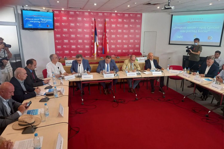 Tribina o Inzkovom zakonu u Beogradu, prisustvuje Dodik