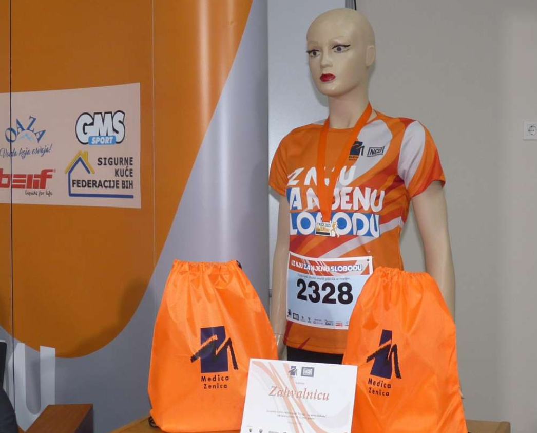 Trka solidarnosti "Uz nju, za njenu slobodu" danas u Zenici