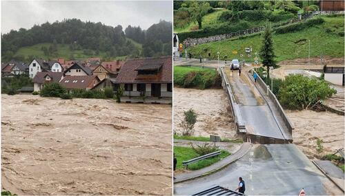 Troje mrtvih u Sloveniji, ruše se mostovi i ceste