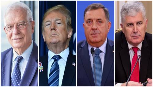Trump i Borrell uputili diplomatske šamare Dodiku i Čoviću