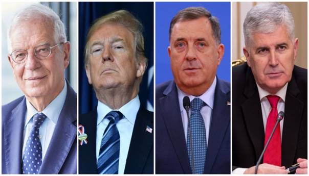 Trump i Borrell uputili diplomatske šamare Dodiku i Čoviću