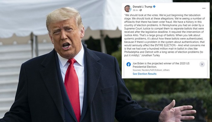 Trump na FB: SAD ima istoriju problema s izborima