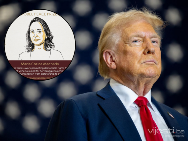 Trump: Nazvala me dobitnica Nobelove nagrade za mir, nisam joj rekao da mi je da