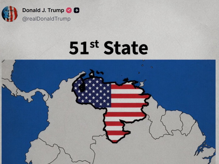 Trump objavio kartu Venecuele pod američkom zastavom