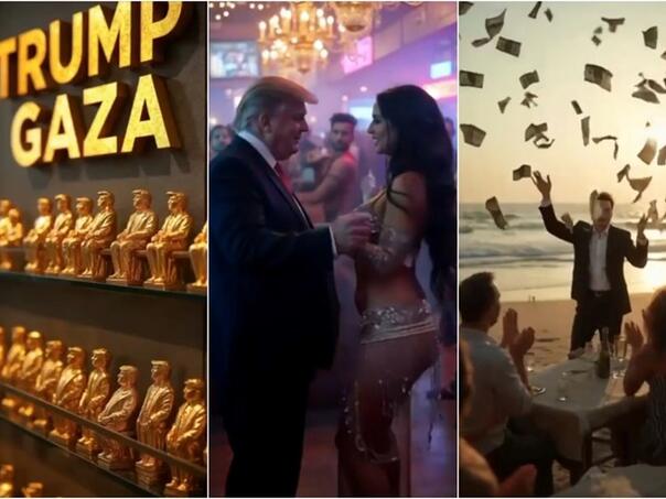 Trump objavio šokantan AI video "Trump Gaze": Zlatni kipovi, trbušne plesačice...