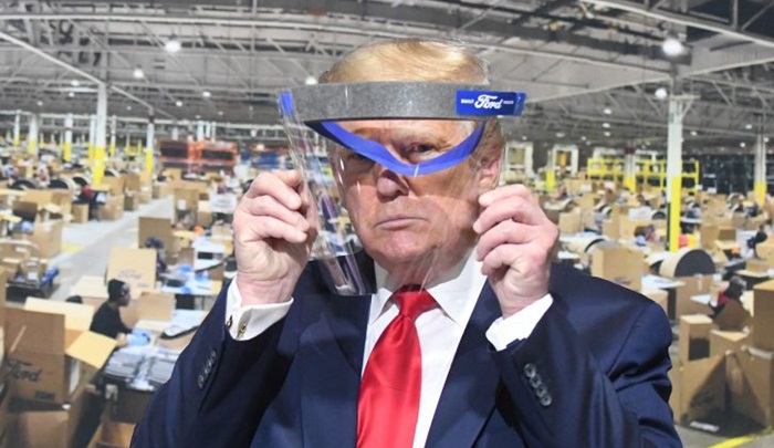 Trump odbio da nosi masku tokom posjete fabrici Ford