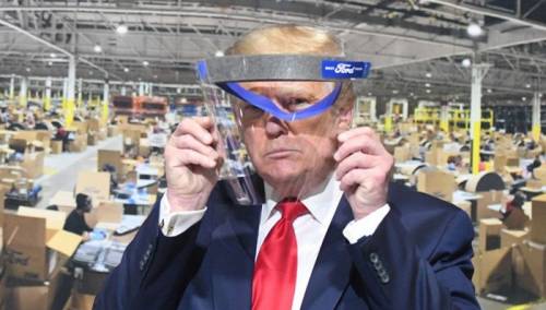 Trump odbio da nosi masku tokom posjete fabrici Ford