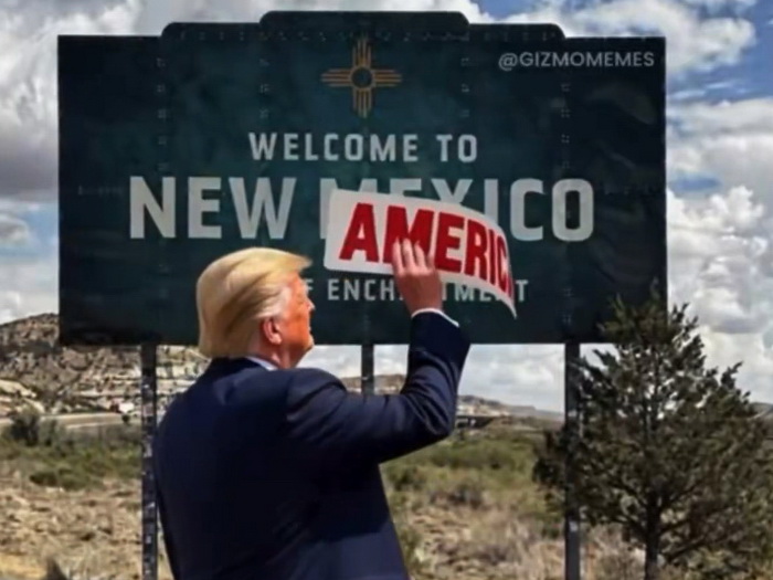 Trump predlaže preimenovanje države New Mexico