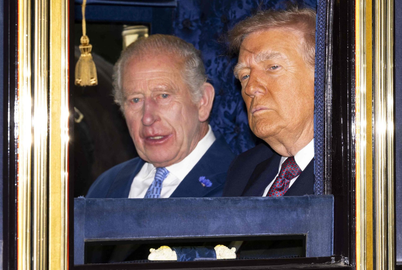 Trumpu priređen spektakularan doček: Ovakva scena ispred dvorca Windsor dosad nije viđena
