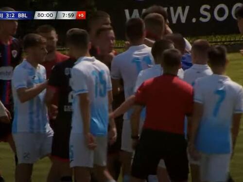 Tučnjava na 'Kupu prijateljstva': Junior Borca nokautirao igrača Rijeke