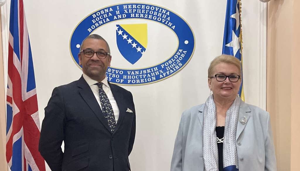 Turković-Cleverly: Vrlo dobri bilateralni odnosi BiH i UK