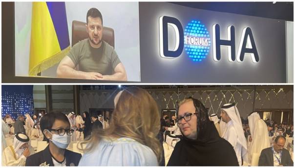 Turković iz Dohe: Na Forumu se uživo obratio Zelenski