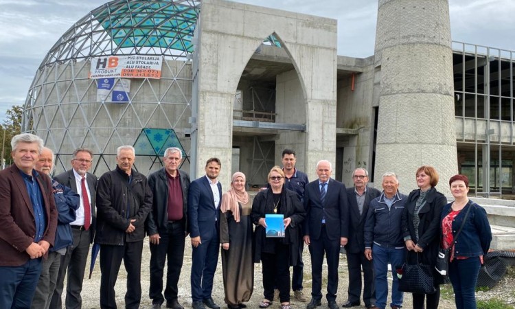 Turković posjetila gradilište Islamskog kulturnog centra u Sisku