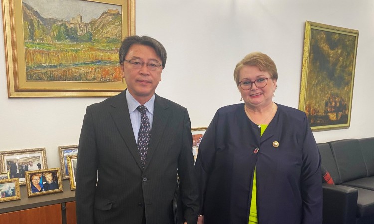 Turković primila u nastupnu posjetu ambasadora Japana u BiH Hideyuki Sakamota