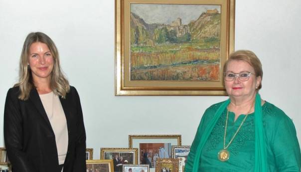 Turković primila u nastupnu posjetu ambasadoricu Kraljevine Švedske u BiH
