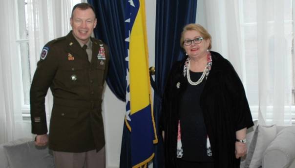 Turković primila u nastupnu posjetu komandanta NATO štaba u Sarajevu