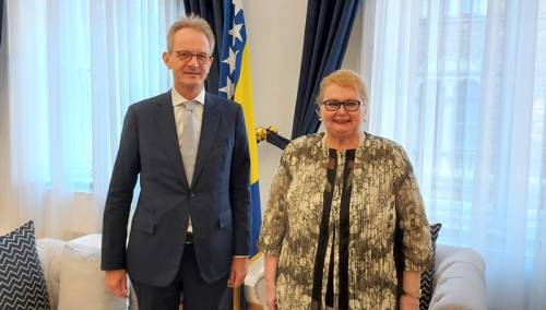 Turković primila u oproštajnu posjetu nizozemskog ambasadora Vosa