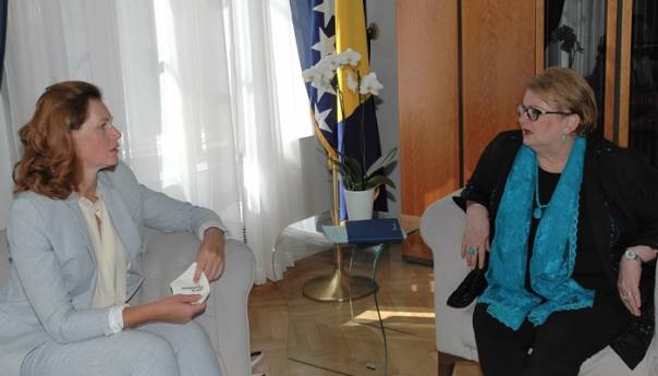 Turković razgovarala s koordinatoricom UN-a u BiH Ingrid Macdonald