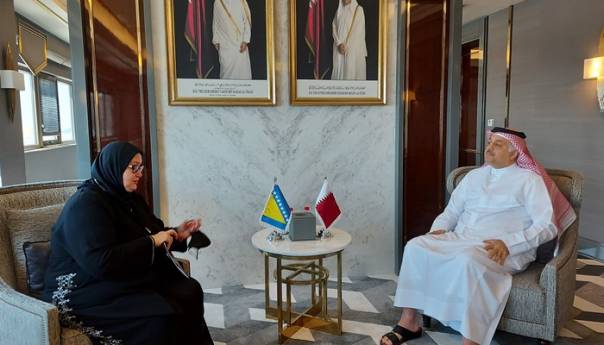 Turković razgovarala sa zamjenikom premijera i ministrom odbrane Države Katar